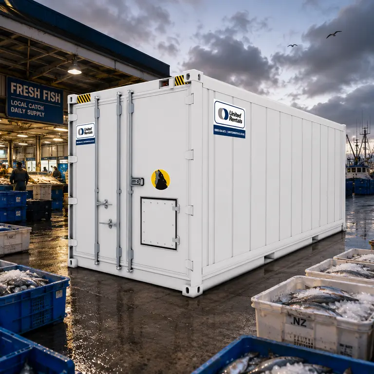 20ft high cube pallet-wide refrigerated shipping container for cold storage hire