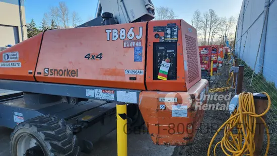 2017 Snorkel TB86J Boom Lift