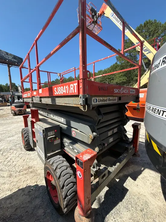 2018 Skyjack SJ8841RT Rough Terrain Scissor Lift