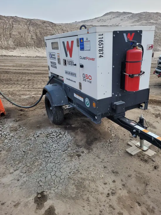 2023 Wacker Neuson G50 T4F 600V Diesel Generator