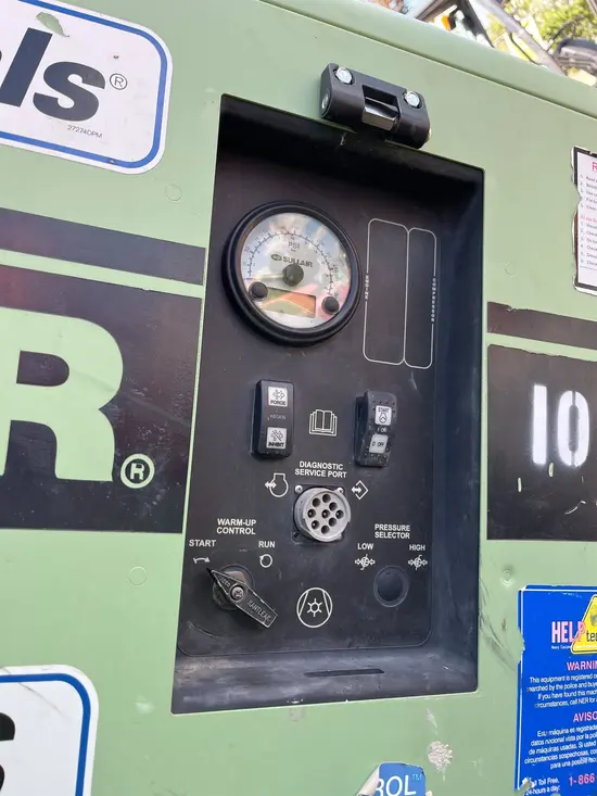 2018 Sullair 185DPQ-KU-T3 Air Compressor