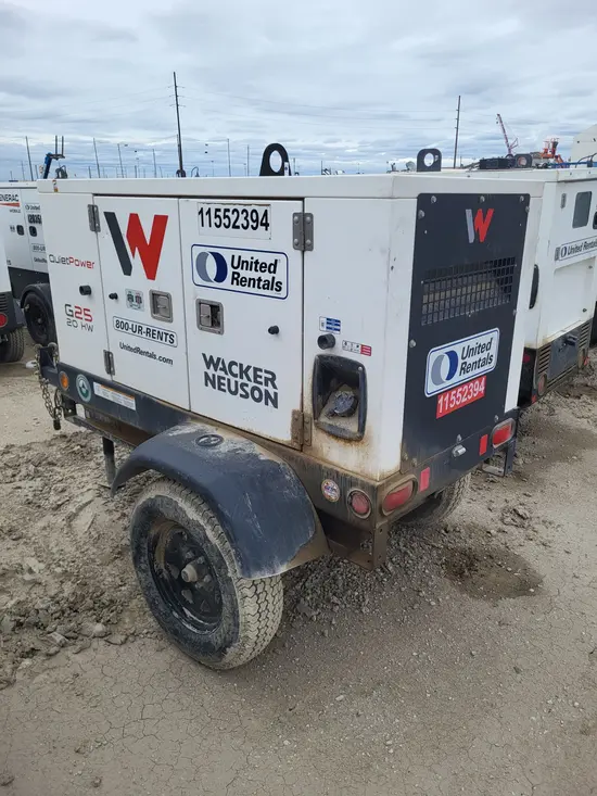 2022 Wacker Neuson G25 T4F Diesel Generator