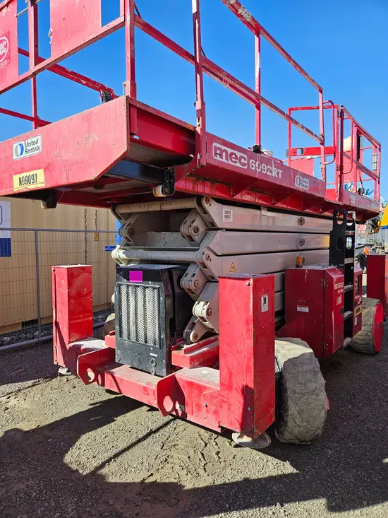 2017 MEC 6092RT Rough Terrain Scissor Lift
