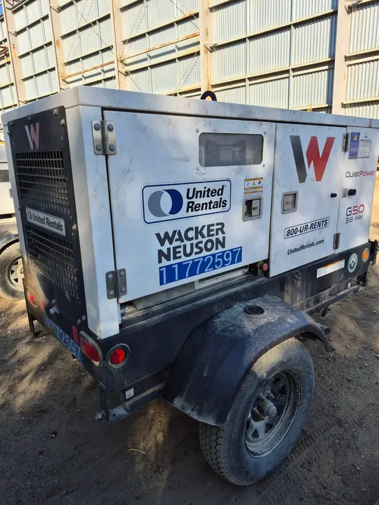 2023 Wacker Neuson G50 T4F Diesel Generator