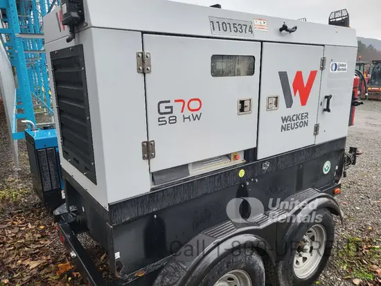 2019 Wacker Neuson G70 T4F Diesel Generator