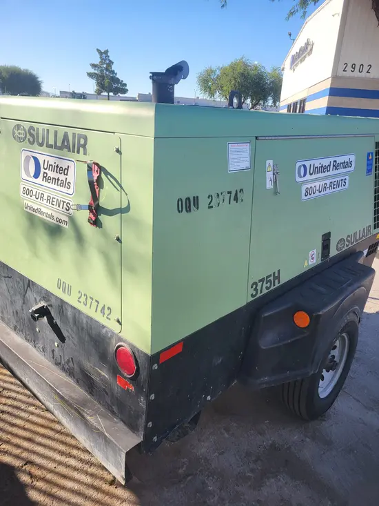 2019 Sullair 375H DPQ-JD3 Air Compressor