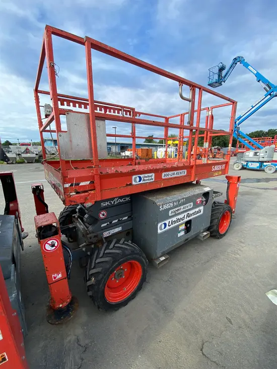 2018 Skyjack SJ6826RT Rough Terrain Scissor Lift
