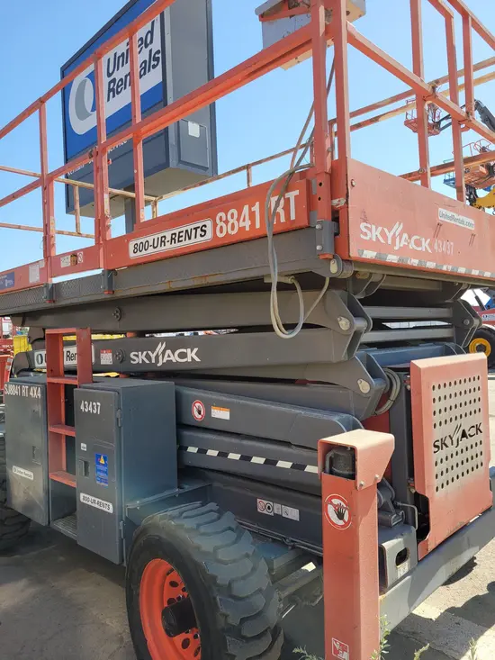 2017 Skyjack SJ8841RT Rough Terrain Scissor Lift