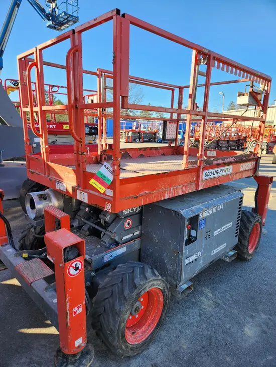 2018 Skyjack SJ6826RT Rough Terrain Scissor Lift
