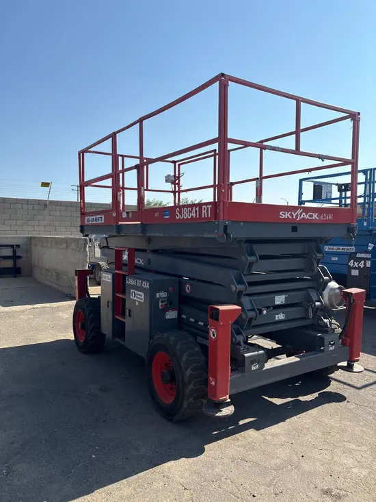 2017 Skyjack SJ8841RT Rough Terrain Scissor Lift