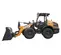 Orange and black CASE 1.5-1.9 yd. Wheel Loader