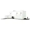 White Satellite Two to three Station ADA-Compliant Restroom and Shower Trailer Combo with two or three Sinks