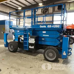 2016 Genie GS-4390 RT Rough Terrain Scissor Lift